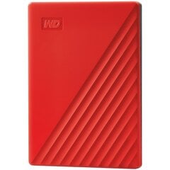 WD My Passport, 2.5" 2 TB, sarkans cena un informācija | Ārējie cietie diski | 220.lv