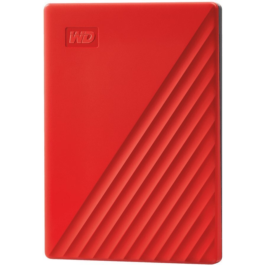 WD My Passport, 2.5" 2 TB, sarkans цена и информация | Ārējie cietie diski | 220.lv