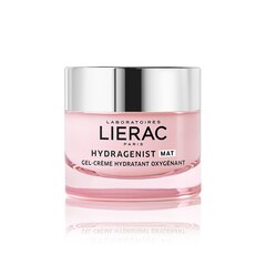 Mitrinošs gela sejas krēms Lierac Hydragenist Moisturizing Cream-Gel Oxygenating 50 ml cena un informācija | Sejas krēmi | 220.lv