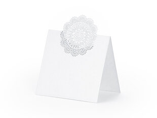 Vārda kartiņa Rosette 6.3x6 cm (1 iepak./ 10 gab.) cena un informācija | Svētku dekorācijas | 220.lv