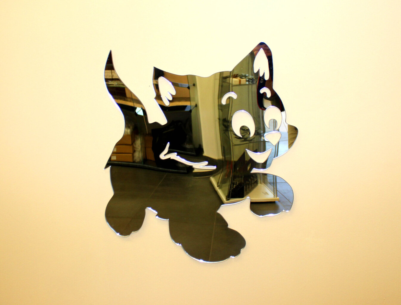 Dekoratīvais spogulis Kaķis cena un informācija | Spoguļi | 220.lv