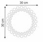 Dekoratīvais apaļais spogulis Zieds 1 cena un informācija | Spoguļi | 220.lv