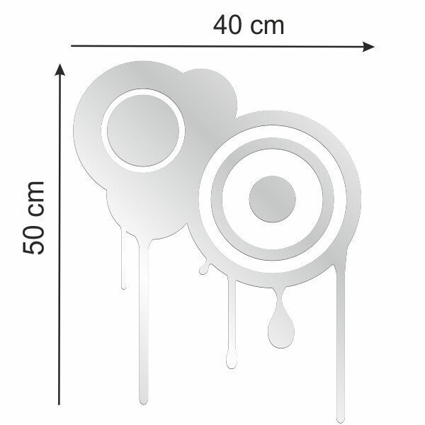 Dekoratīvais spogulis Ritentiņi cena un informācija | Spoguļi | 220.lv