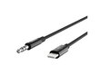 Belkin AV10172bt03-BLK, Lightning - 3.5 mm minijack, 0.9 m цена и информация | Savienotājkabeļi | 220.lv