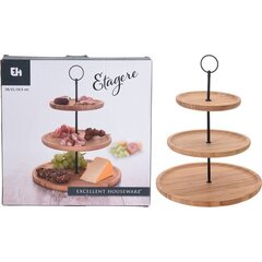 Сервировочное блюдо для закусок Excellent Housewares, 3 этажа цена и информация | Посуда, тарелки, обеденные сервизы | 220.lv