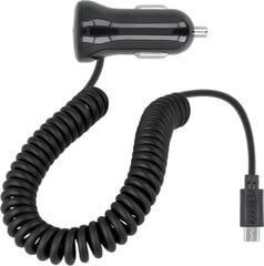 Forever Автомобильное зарядное устройство Micro USB 2.1A M-01, Черный цена и информация | Зарядные устройства для телефонов | 220.lv
