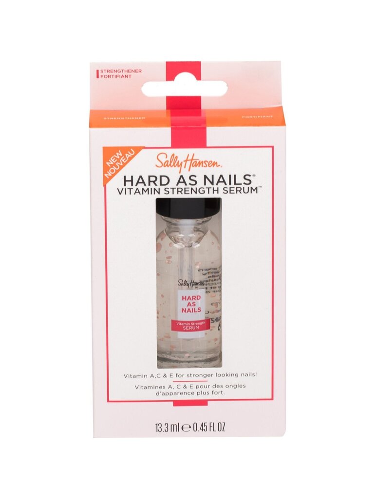 Serums nagu stiprināšanai Sally Hansen Hard as Nails 13,3 ml цена и информация | Nagu lakas, stiprinātāji | 220.lv