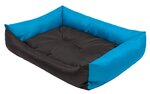 Hobbydog guļvieta Eco XL, 82x60 cm, zilas/melnas krāsas