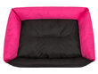 Hobbydog guļvieta Eco L, 62x43 cm, rozā/melnas krāsas cena un informācija | Suņu gultas, spilveni, būdas | 220.lv