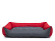 Hobbydog guļvieta Eco L, 62x43 cm, sarkanas/pelēkas krāsas cena un informācija | Suņu gultas, spilveni, būdas | 220.lv
