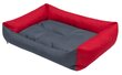 Hobbydog guļvieta Eco L, 62x43 cm, sarkanas/pelēkas krāsas cena un informācija | Suņu gultas, spilveni, būdas | 220.lv