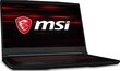 MSI GF63 Thin 9RCX-674XPL 8 GB RAM/ 256 GB M.2 PCIe/ 1TB HDD/ cena un informācija | Portatīvie datori | 220.lv