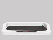 Hobbydog guļvieta Medico Lux XL, 94x62 cm, baltas/melnas krāsas cena un informācija | Suņu gultas, spilveni, būdas | 220.lv