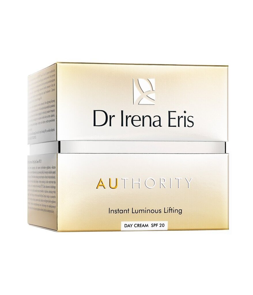 Nostiprinošs dienas sejas krēms sievietēm Dr Irena Eris Authority SPF20 50ml cena un informācija | Sejas krēmi | 220.lv