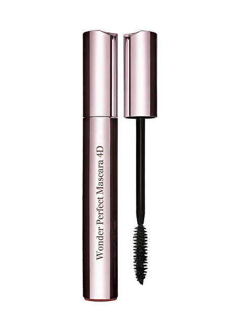 Clarins Wonder Perfect Mascara 4D 8 ml, 01 Perfect Black цена и информация | Acu ēnas, skropstu tušas, zīmuļi, serumi | 220.lv