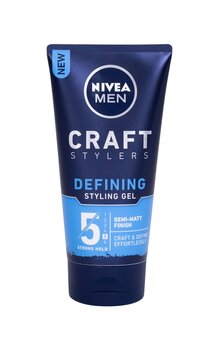 Гель для укладки волос для мужчин Nivea Defining Styling Gel 200 мл цена и информация | Средства для укладки волос | 220.lv