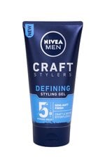 Matu ieveidošanas gels vīriešiem Nivea Defining Styling Gel 200 ml цена и информация | Средства для укладки волос | 220.lv