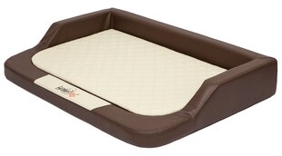 Hobbydog лежак Medico Lux XL, 94x62 см, коричневого/кремового цвета цена и информация | Лежаки, домики | 220.lv