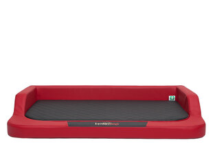 Hobbydog guļvieta Medico Lux XL, 94x62 cm, sarkanas/melnas krāsas cena un informācija | Suņu gultas, spilveni, būdas | 220.lv