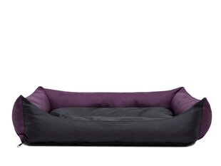 Hobbydog guļvieta Eco XL, 82x60 cm, violetas/melnas krāsas cena un informācija | Suņu gultas, spilveni, būdas | 220.lv