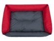 Hobbydog guļvieta Eco XXL, 105x75 cm, sarkanas/pelēkas krāsas цена и информация | Suņu gultas, spilveni, būdas | 220.lv