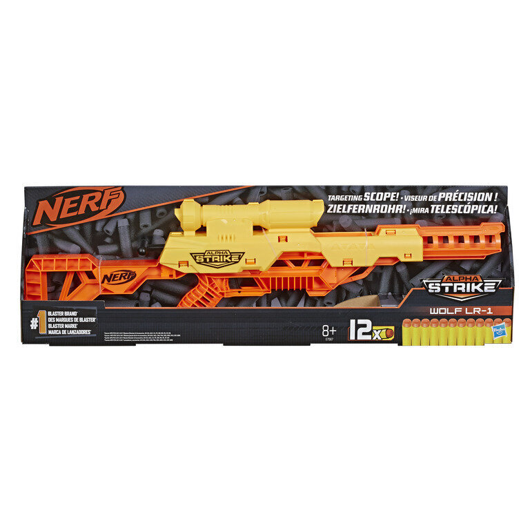 „HASBRO NERF Alfa Strike Wolf LR 1“ цена и информация | Rotaļlietas zēniem | 220.lv