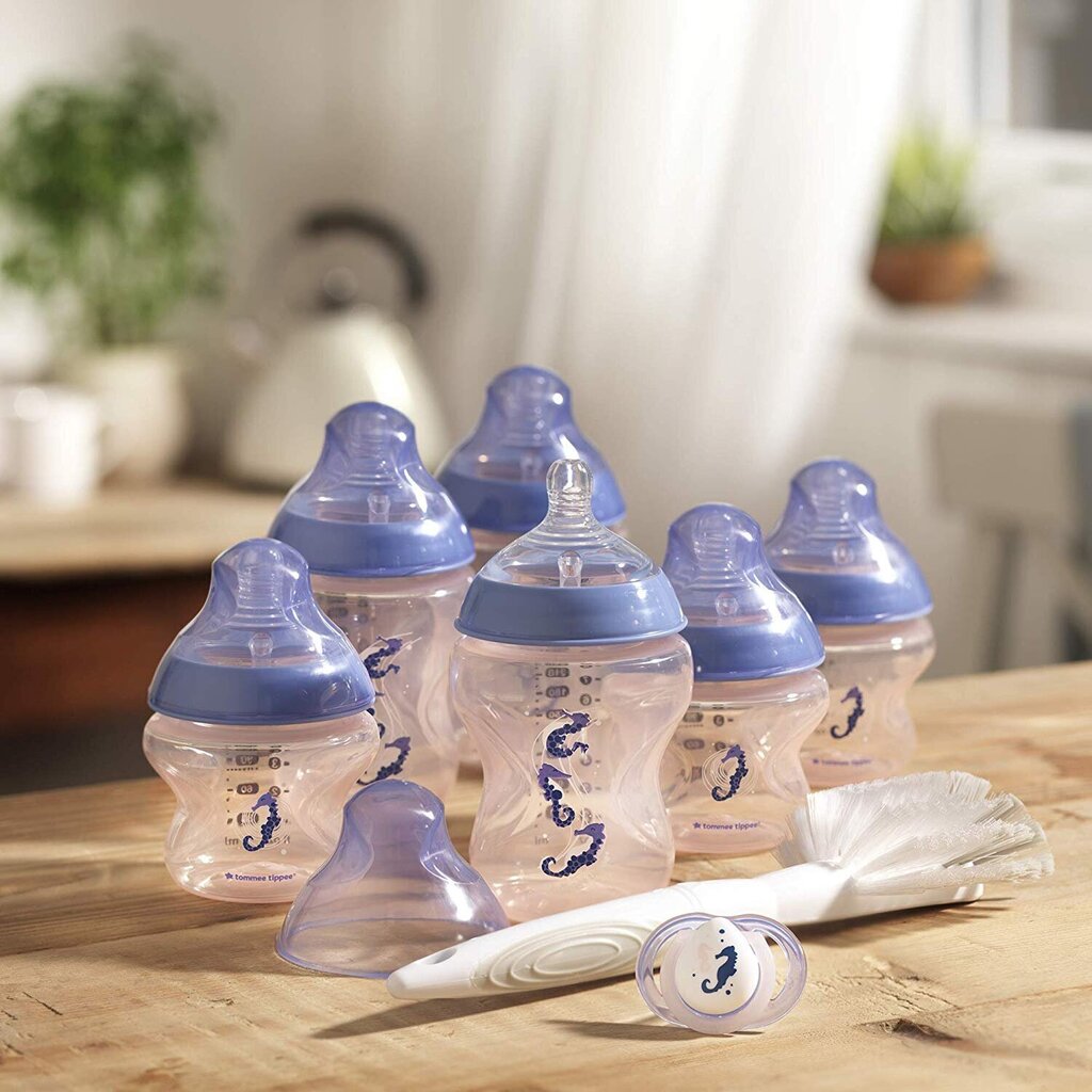 Jaundzimušo pudeļu komplekts meitenēm Tommee Tippee 0+, 422724 cena un informācija | Bērnu pudelītes un to aksesuāri | 220.lv