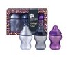 Pudeļu komplekts Tommee Tippee Midnight Skies 3 x 260 ml, 422598 cena un informācija | Bērnu pudelītes un to aksesuāri | 220.lv