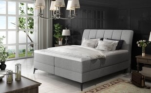 Кровать NORE Aderito, 180x200 см, серого цвета цена и информация | Кровати | 220.lv