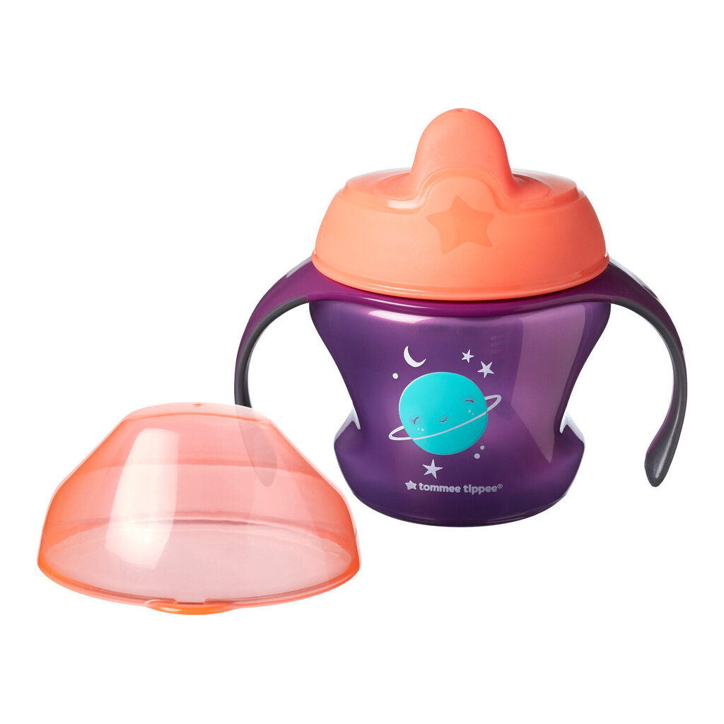 Tommee Tippee krūze Weaning Sippee meitenēm 4m+, 447150 цена и информация | Bērnu pudelītes un to aksesuāri | 220.lv