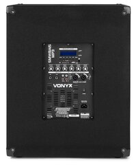 Vonyx SMWBA15MP3 Сабвуфер 15"/600W & Bluetooth цена и информация | Домашняя акустика и системы «Саундбар» («Soundbar“) | 220.lv