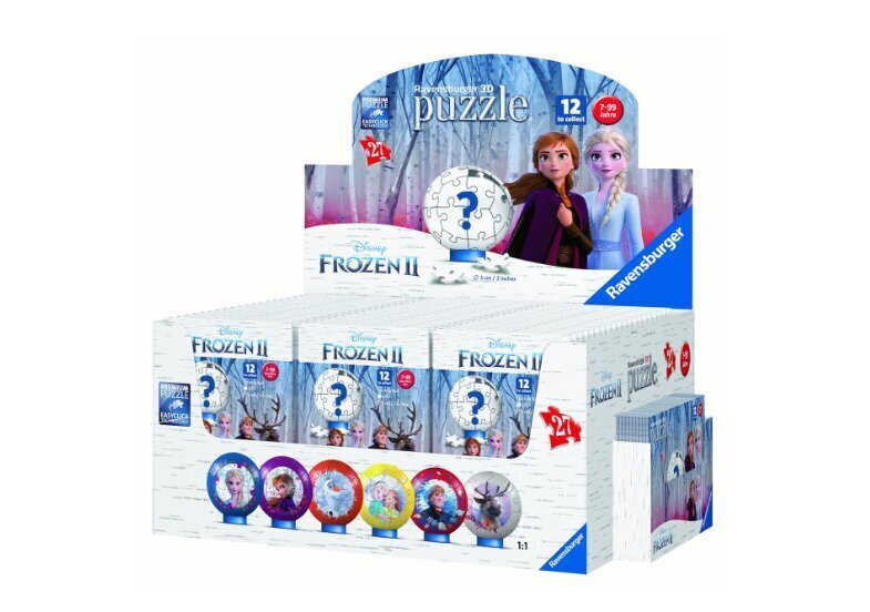 3D puzle Ravensburger puzle Ledus valsts 2 (Frozen 2), 11168, 27d. cena un informācija | Puzles, 3D puzles | 220.lv