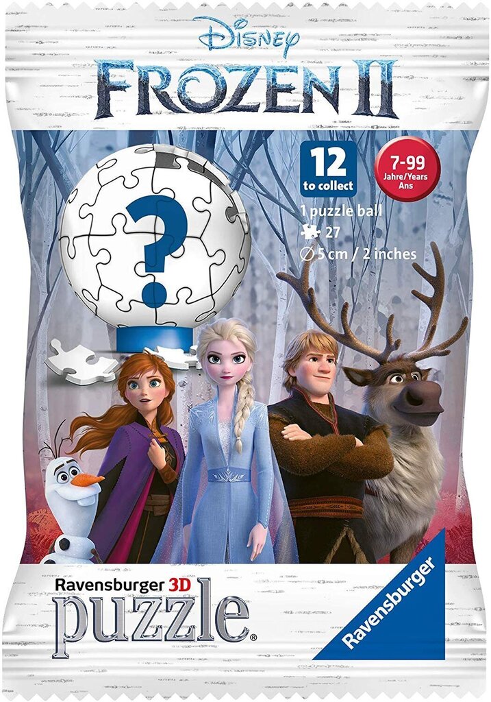 3D puzle Ravensburger puzle Ledus valsts 2 (Frozen 2), 11168, 27d. cena un informācija | Puzles, 3D puzles | 220.lv