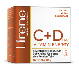 Крем для нормальной кожи с витаминами C+D LIRENE 50 мл цена и информация | Кремы для лица | 220.lv