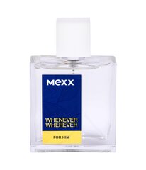 Losjons pēc skūšanās vīriešiem Mexx Whenever Wherever 50 ml cena un informācija | Parfimēta vīriešu kosmētika | 220.lv