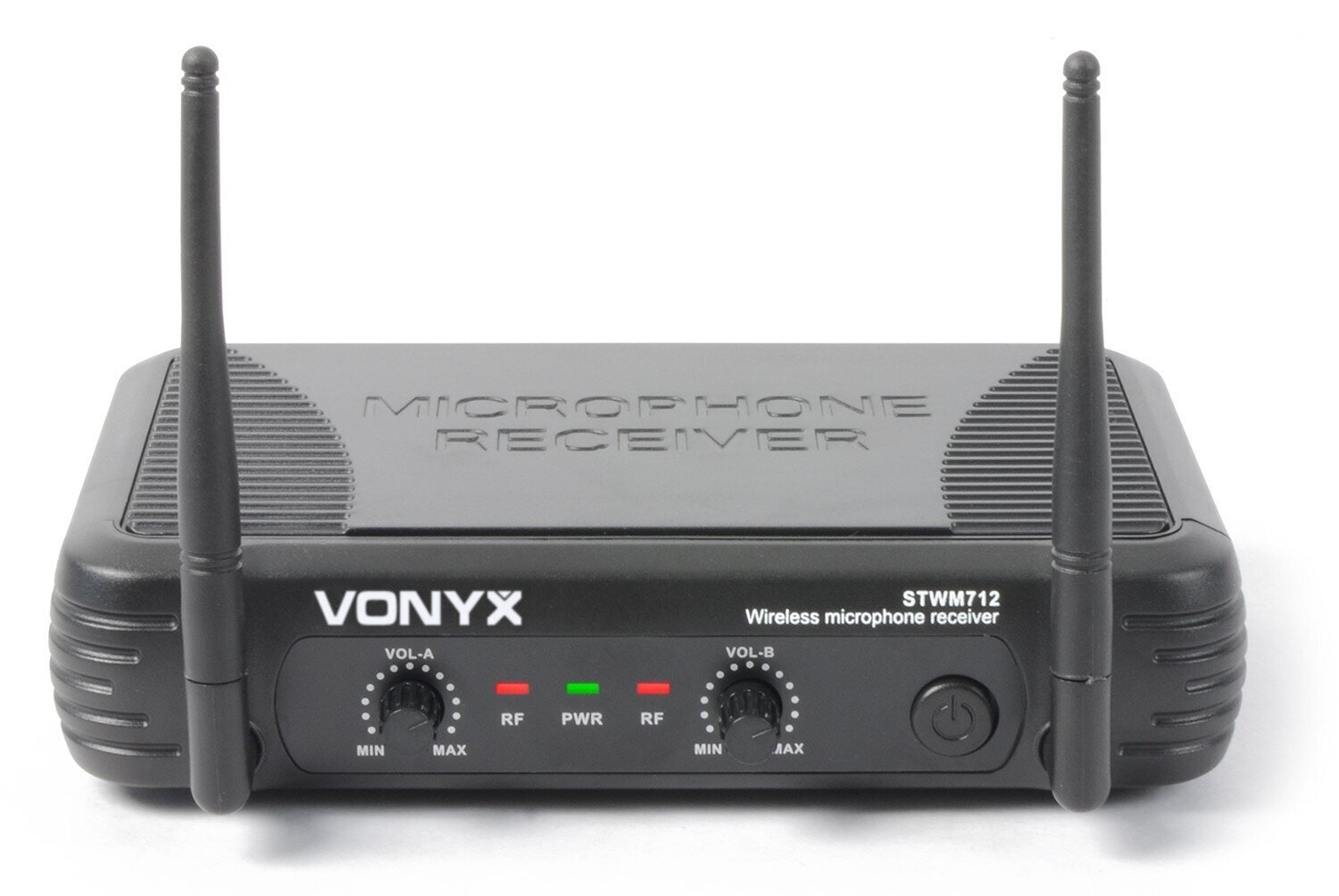 Vonyx STWM712 VHF Bezvadu mikrofonu komplekts 2-kanālu cena un informācija | Mikrofoni | 220.lv