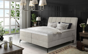 Кровать NORE Aderito, 160x200 см, светло-серый гобелен цена и информация | Кровати | 220.lv