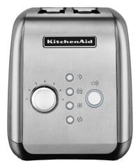 Тостер с двумя отверстиями KitchenAid, 5KMT221ESX, Нержавеющей стали цена и информация | Тостеры для еды | 220.lv