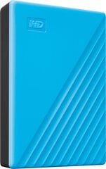 WD My Passport 2.5'' 4TB USB 3.2, синий цена и информация | Жёсткие диски | 220.lv