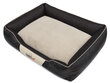 Guļvieta Cesar Exclusive R5, 125x98 cm, melna/smilšu krāsas cena un informācija | Suņu gultas, spilveni, būdas | 220.lv