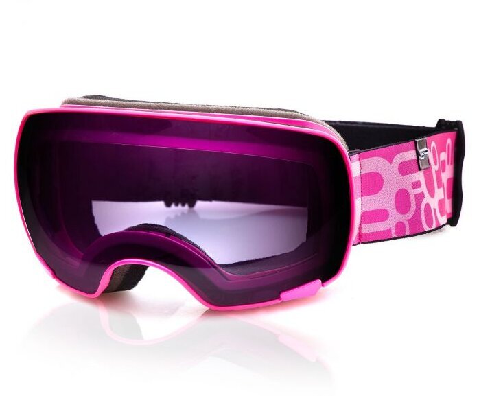 Slēpošanas brilles Spokey Yoho, baltas/rozā цена и информация | Slēpošanas brilles | 220.lv