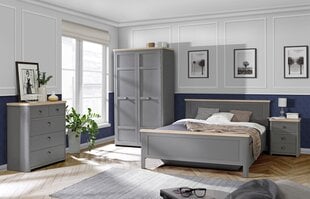 Кровать Forte Genoa 160 х 200 см, серо / дубовый цвет цена и информация | Кровати | 220.lv