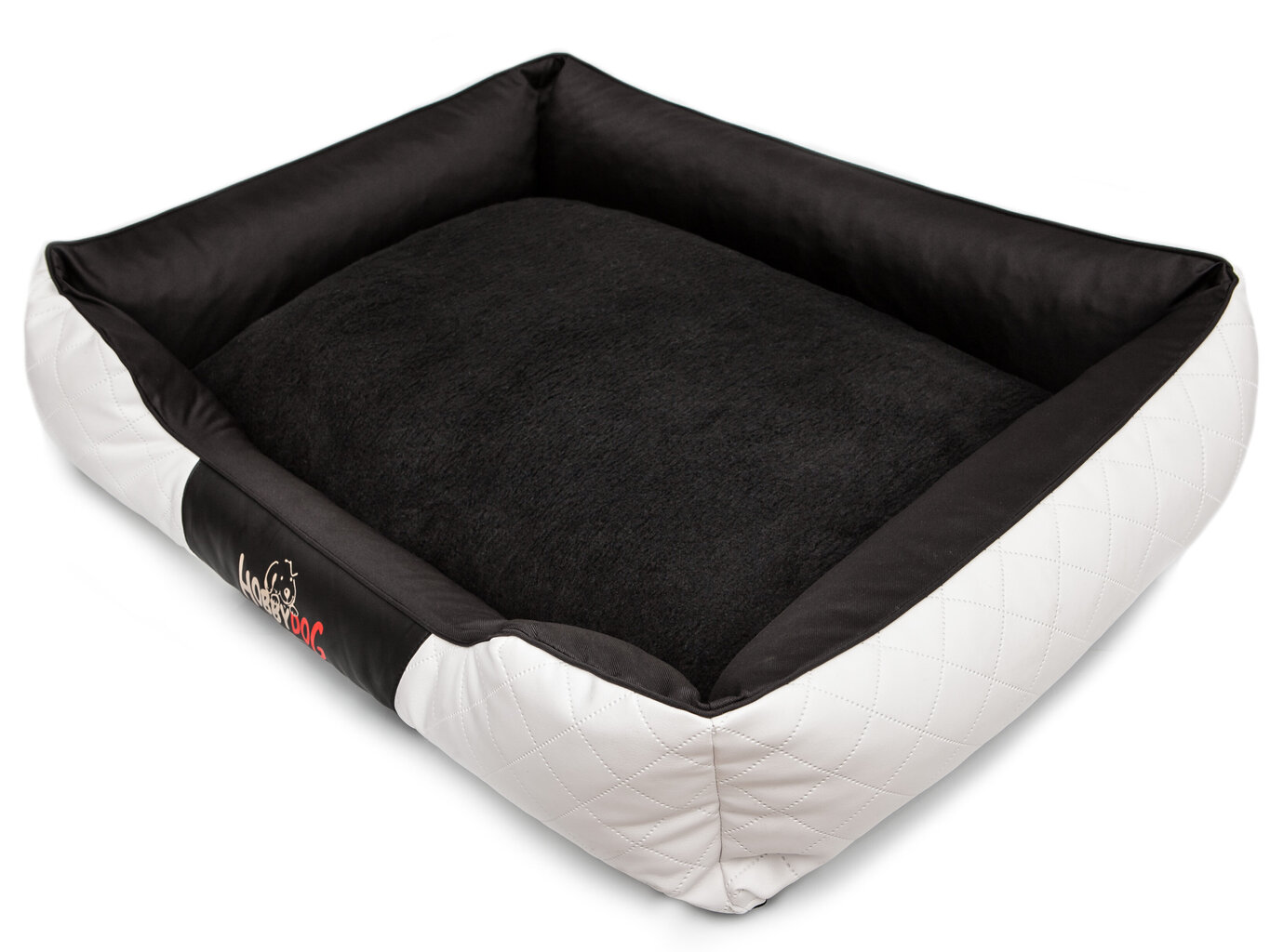 Guļvieta Cesar Exclusive R2, 84x65 cm, balta/melna cena un informācija | Suņu gultas, spilveni, būdas | 220.lv