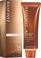 Sejas bronzeris - krēms Lancaster Infinite Bronze SPF15 50 ml cena un informācija | Bronzeri, vaigu sārtumi | 220.lv