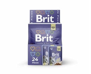 Brit Premium Cat Delicate konservi kaķiem maisiņā Beef in Jelly 85g x 24gab cena un informācija | Brit Premium Zoo preces | 220.lv