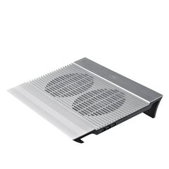 Deepcool Notebook cooler N8 up to 17&quot; nb, 1x140mm black fan, pure aluminium panel provides exellent performance cena un informācija | Portatīvo datoru dzesēšanas paliktņi un citi piederumi | 220.lv