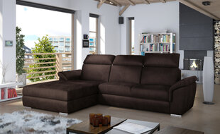 Мягкий угловой диван Trevisco, темно-коричневый цена и информация | Угловые диваны | 220.lv