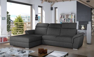Мягкий угловой диван Trevisco, темно-серый цена и информация | Угловые диваны | 220.lv