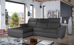 Мягкий угловой диван Trevisco, темно-серый цена и информация | Угловые диваны | 220.lv