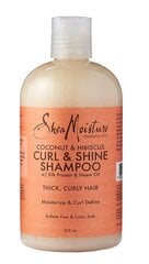 Matu šampūns Shea Moisture Coconut &amp; Hibiscus Curl &amp; Shine 379 ml cena un informācija | Šampūni | 220.lv